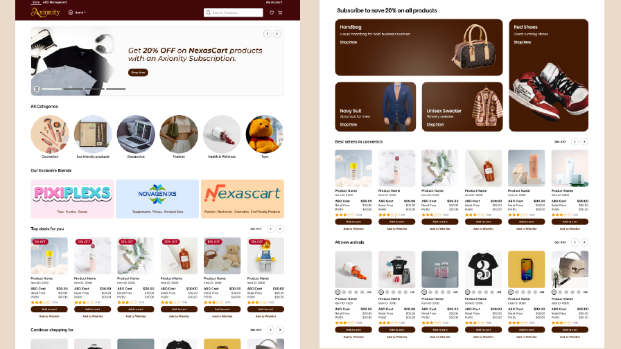 Axionity commission tracking system