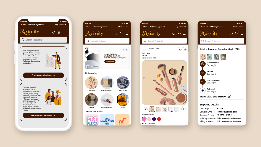 Axionity final implementation