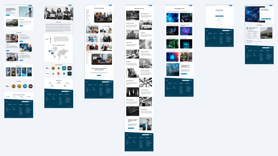 Mesons job search interface